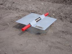 The Turf-Tec Heavy Duty Infiltration Rings IN7-W Shown with optional IN6-W driving plate