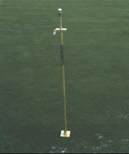 Turf-Tec Penetrometer for monitoring compaction.  The Turf-Tec Penetrometer is a necessary tool to help determine problems before they become visually apparent.  It is useful in determining when to Aerify an area and also assess an area for potential problems. The center weighted shaft is simply raised above the soil surface and then the release trigger is pulled, allowing a 0.25 inch blunt penetrating point to enter the soil by gravity. 