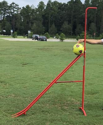 The Ball Roll and Ball Rebound Tool will perform FIFA Ball Roll Test and FIFA Ball Rebound Tests. For determination of Ball Roll (FIFA Test Method 03), a ball is rolled down the ramp on the device and allowed to roll across the athletic field surface until it comes to rest. 