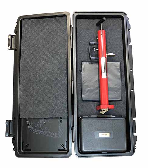 Clegg shown with Turf-Tec optional hard case