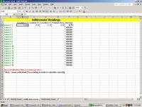 Sample of the Turf-Tec Infiltrometer monitoring spreadsheet. It is meant for infiltration readings for three different test areas and will automatically calculate average infiltration readings in inches per hour.