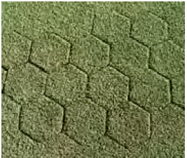 This innovative tool will make it easy to remove and replace sod and soil, while the six-sided plugs line up squarely for seamless turf repair. The hexagon shape causes the plugs in the repaired area to interlock and remain in place even on sloped areas. 