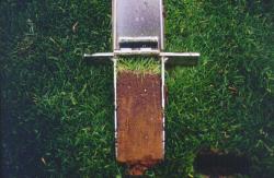 STMA Tour Nazarene University at Point Loma, CA. This is a soil profile of the football field taken with the Mascaro Profile Sampler 